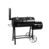 Mayer Barbecue RAUCHA Longhorn Smoker MS-500 Master Smoker-Grill Barbeque Grillwagen Holzkohlegrill,...