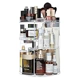 UZHNOE Make Up Organizer Drehbar 360° Rotating Makeup Organizers Kosmetik, Schmink Aufbewahrung...