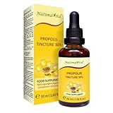 Propolis Tinktur 30% – 50 ml – Pure Hochdosierte Tropfen – 100% natürliches Extrakt –...