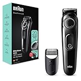 Braun Barttrimmer/Haarschneider Herren, Trimmer/Haarschneidemaschine, Set für Bart, Gesicht,...