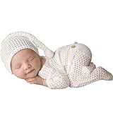 Neugeborenen Fotografie Requisite,Baby Fotoshooting Kostüme Stricken Strampler Foto Kostüm Prop...