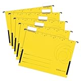 Herlitz 5874771 Hängetasche A4, gelb, 10 x 5er Packung