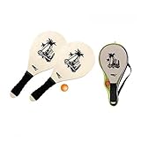 Mandelli Beach Set California In Tasche mit Ball aus Holz Spiel 822, Mehrfarbig, 8003029203089