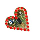 JUJUFREE Anfängerfreundliches herzförmiges analoges Schaltkreis-Übungsset, verstellbarer...