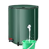 Regenwassersammlung Fass | 26 Gallone PVC Falten Regenfass | Tragbarer Wasserfänger Tank mit...