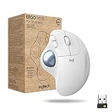 Logitech ERGO M575 for Business kabelloser Trackball – Ergonomisches Design, gesicherte Logi Bolt...