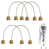 Crocking Wicket Set – Weiß Collar Cotton Rope Crocket Crocket, 5-teilig, perfekt für...