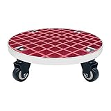Robuster Pflanzkorb mit Rollen, 200 kg Kapazität, rollbarer Pflanzenständer, großer runder...