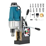 ZELCAN Magnetbohrmaschine Kernbohrmaschine 1100W Magnetbohrer 12000N Tischbohrmaschine 550RPM Max Ø...