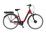 Fischer E-Bike City, CITA 1.0 Elektrofahrrad für Damen und Herren, RH 44 cm, Frontmotor 32 Nm, 36 V...