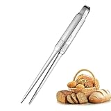 HunicandIU Servierzange,Rutschfeste Edelstahl Zange | Stabile Grillzange | für Buffet Haushalt...