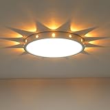 Anmaice 24W Led Deckenleuchte mit Nachtlicht 30cm Deckenleuchte für Schlafzimmer Bad Kinderzimmer...