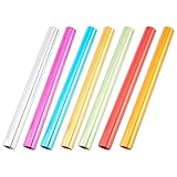 NBEADS 7 Stück Aluminium Field Races Relay Taktstock, 7 Farben Aluminium Staffelstöcke...