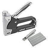 wolfcraft Tacocraft 7 Handtacker Set 7089000 / Leistungsstarker Werkzeugtacker mit regulierbarer...