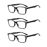 Suertree Feder Scharnier (3 Pack) Lesebrillen Sehhilfe Augenoptik Brille Lesehilfe für Damen Herren...