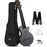 Enya Ukulele Sopran Nova U 21 Zoll Mini Kohlefaser Wasserdicht Ukulele mit Ukulele Anfänger Set...