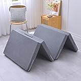 Faltbare Matratze, 5 cm/8 cm dick, Gästebett-Schaumstoffmatratze mit abnehmbarem, waschbarem Bezug,...