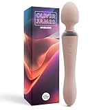 Oliver James Dual Vibrator Wand & Vibrierender Dildo - Sex Wand Vibrator mit 10 Lustmodi,...