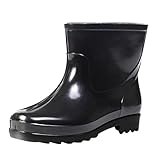 Generisch Gummistiefel Herren Robust Atmungsaktiv Halbhoch Regenstiefel Regenschuhe Wasserdicht...