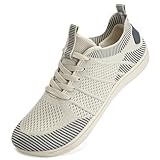 IceUnicorn Breite Barfuss Schuhe Damen Barfußschuhe Leichte Zero-Drop Atmungsaktiv Unisex Herren...