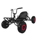 Zyliathor Go-Kart für Erwachsene und Kinder, 90 cc, 28 km/h, 2-Takt-Motor, 15,2 cm Offroad-Reifen,...