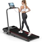 Laufband für Zuhause, VANNECT Walking Pad, 1-12 km/h Klappbares Laufband mit 9% Steigung,...