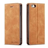 QLTYPRI Hülle für iPhone 6 iPhone 6S, Premium Dünne Ledertasche Handyhülle mit Kartenfach...