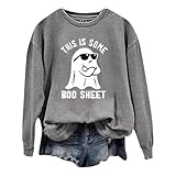 SKTIISN Pullover Baumwolle Damen Hoodie Damen reißverschluss Sweatshirt mädchen 140 Slim Pullover...