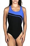 Adoretex Damen Spice Badeanzüge, Damen, Schwarz/Blau, 30
