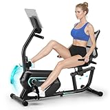 [2025 Aktualisierte] Wenoker Ergometer Liege- Heimtrainer mit Magnetbremse, Pulssensoren und...