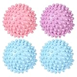 Gjinxi 4 Stücke Trockner Ball, Trocknerbälle Wiederverwendbare Dryer Balls, Trocknen Ball Wäsche...