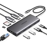 UGREEN Revodok Pro 210 USB C Docking Station Dual HDMI 10 IN 1 USB C Hub 2 HDMI, Gigabit Ethernet,...