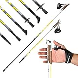 MSPORTS Nordic Walking Stöcke Premium White - hochwertige Qualität - Superleicht - auswählbar mit...