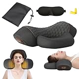 DriveNova Nackenmassagegerät Elektrisch mit Wärme, 2025 Upgrade 3-in-1 Pillow Massage Neck Hump,...