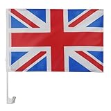 AZ FLAG - Autofahne Vereinigtes Königreich - 45x30 cm - Britische Autoflagge 30 x 45 Cm - Auto...