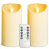 YIWER Flammenlose LED-Kerzen, batteriebetriebene flackernde Kerzen für den Innen- und...