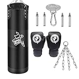 Boxsack Hängende Punchingsäcke Punching Bag - (Keine Füllung) MMA Muay Martial Arts Kickbox Kit...