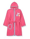 Playshoes Unisex Kinder Frottee-bademantel Morgenmantel, Flamingo, 134-140 EU
