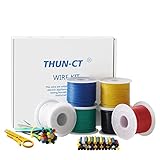 THUN-CT 20 AWG 0.5mm² Silikon Elektrischer Draht Kabel Kit 6 Verschiedene Farbige Lnsgesamt 73,2...