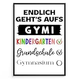Tigerlino® Grundschulabschluss Geschenk Gymnasium Einschulung 5. Klasse