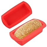 VFANDV Brotbackform Silikon Backformen, 2er Set Silikonformen Backen Antihaft Backform Silikon...