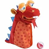 HABA Handpuppe Allesfresser-Monster – Mit beweglichen Augen und Kunststoffkugel als Monsterfutter...