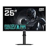 Gigabyte G25F2 24,5' FHD Gaming-Monitor – 1920 x 1080, 200Hz, 1ms, 300 cd/m², DisplayHDR 10, HDMI...