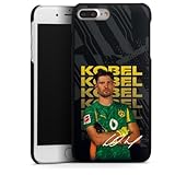 Hard Case kompatibel mit Apple iPhone 7 Plus Schutzhülle schwarz Smartphone Backcover Borussia...