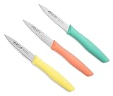 Arcos Küchenmesser Set 3 teilig aus Edelstahl Serie Nova. Schälmesser für Obst und Gemüse mit...