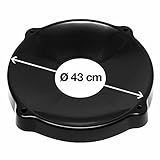 #DoYourFitness Ballschale für Gymnastikbälle/Fitnessbällle ab 55cm bis 85cm in schwarz/robuste...