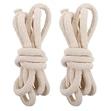 Ipetboom 2 Stück Baumwolle Lampendocht Ersatzdocht Ømm Docht Petroleumlampen Sicherer...