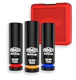 FAMEX 10807 Steckschlüssel Kraft Schoneinsätze für Radschrauben - Chrom-Molybdän-Stahl -...