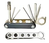 KITBEST Fahrrad Multitool, 13 in 1 Fahrrad Multifunktionswerkzeug Fahrrad Werkzeug, Kompaktes...