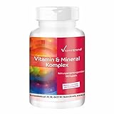 Vitamin & Mineral Komplex - 100 Kapseln, Multivitamin-Präparat in sicherer Dosierung, Vitamintrend...